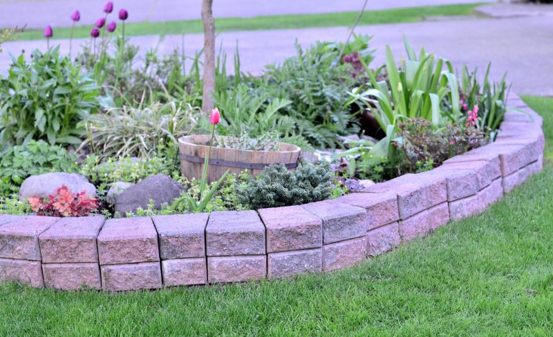 Flowerbed Curbing Installation